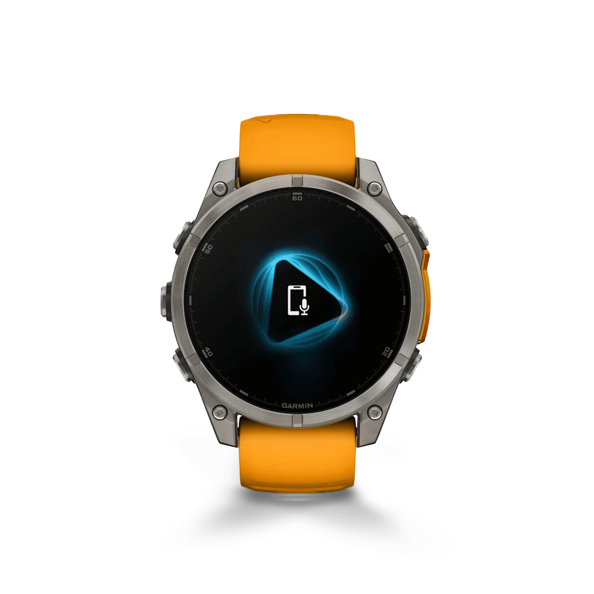 Garmin Fenix 8 AMOLED Sapphire — Naranja